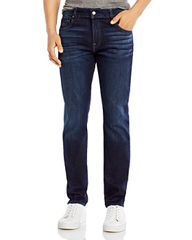 7 For All Mankind - Adrien Luxe Performance Slim Fit Jeans in Los Angeles Dark