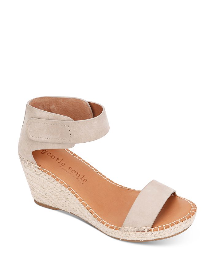 Gentle Souls by Kenneth Cole Women's Charli Espadrille Wedge Sandals ...