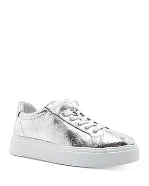 Schutz Women's Raver Low Top Platform Sneakers In Silver