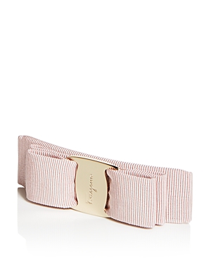 Ferragamo Vara Bow Hair Clip In Macaron