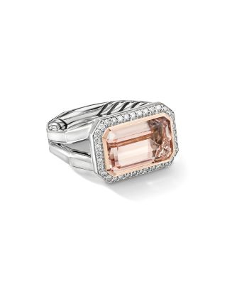 David yurman morganite on sale ring rose gold