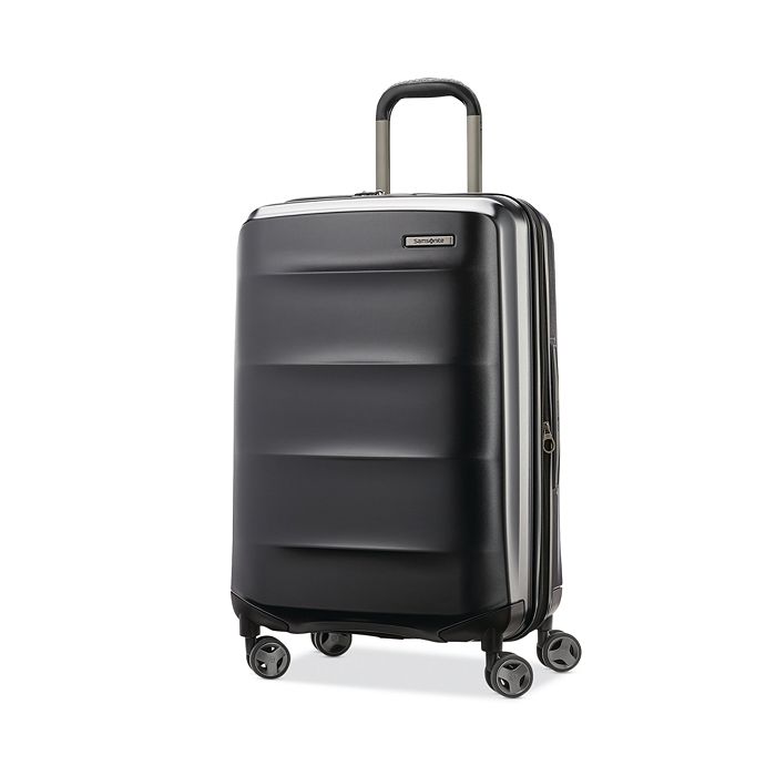 Shop Samsonite Octiv Expandable Medium Spinner Suitcase In Stealth Black