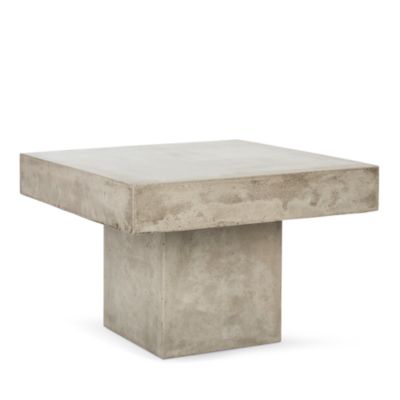 Tallen Indoor/Outdoor Modern Concrete Coffee Table