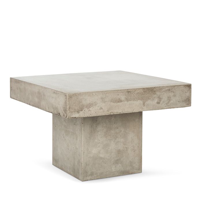 Shop Safavieh Tallen Indoor/outdoor Modern Concrete Coffee Table In Dark Gray