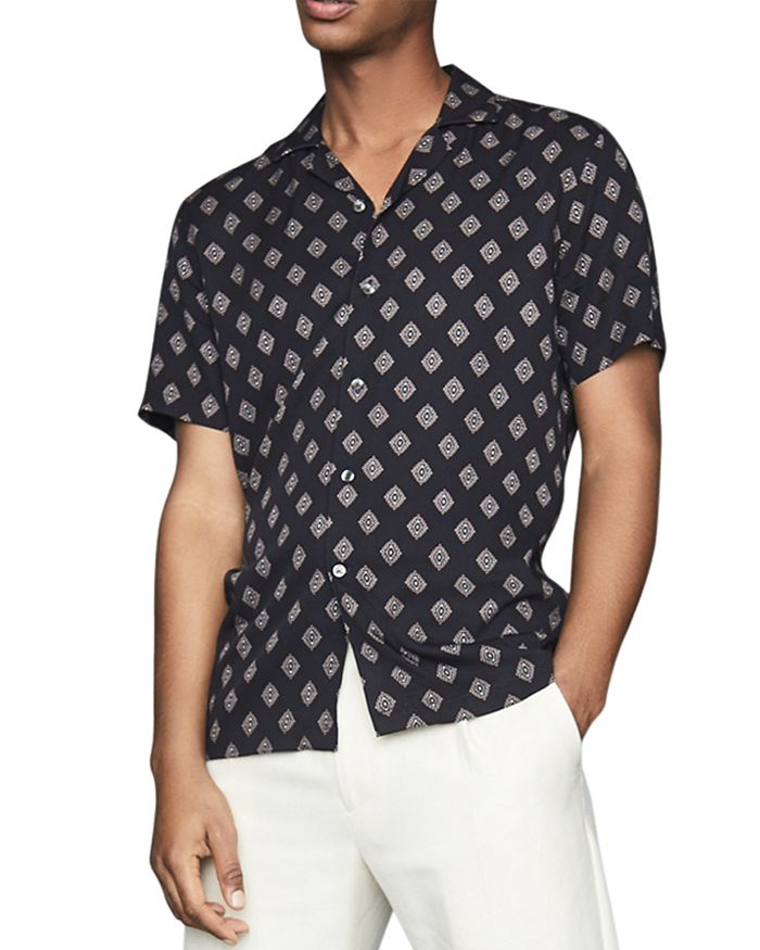 REISS Joss Medallion Shirt Bloomingdale s