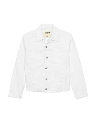Janelle Slim-Fit Raw Denim Jacket