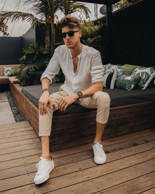 Chrono Tan Leather Strap &amp; Gray Dial Chronograph, 45mm