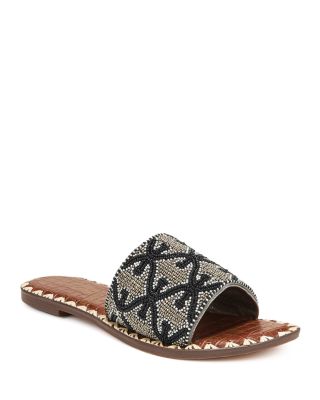 sam edelman gunner leopard flat sandal