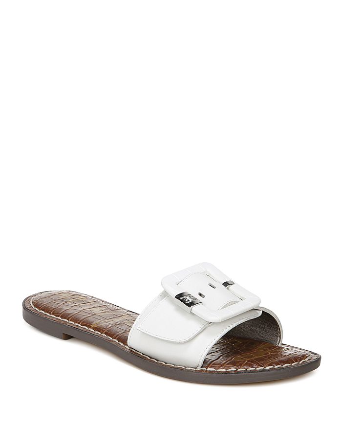 SAM EDELMAN WOMEN'S GRANADA BUCKLE SLIDE SANDALS,G9358L3