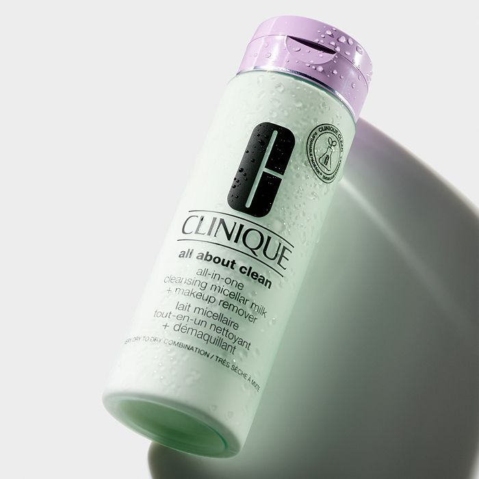Shop Clinique All About Clean All-in-one Cleansing Micellar Milk + Makeup Remover 6.8 Oz. In Skin Types: I – Very Dry/dry, Ii – Dry Combination