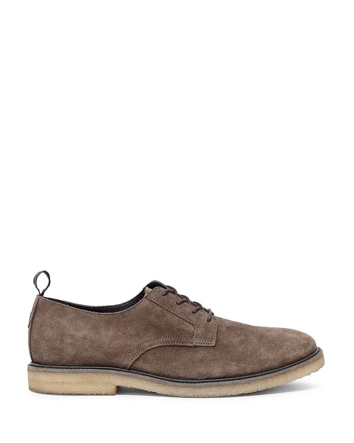 AllSaints Derby Shoes Men\'s 10 Taupe Suede Leather Plain Toe Lace-Up Low Top AllSaints Apollo Shoes Mens 10 Dark Taupe Brown Derby Suede  main image 3