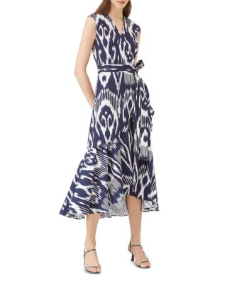 rebecca taylor ikat wrap dress