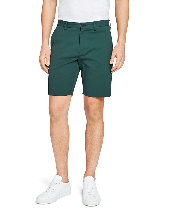 Theory Zaine Slim-fit Shorts In Air Force