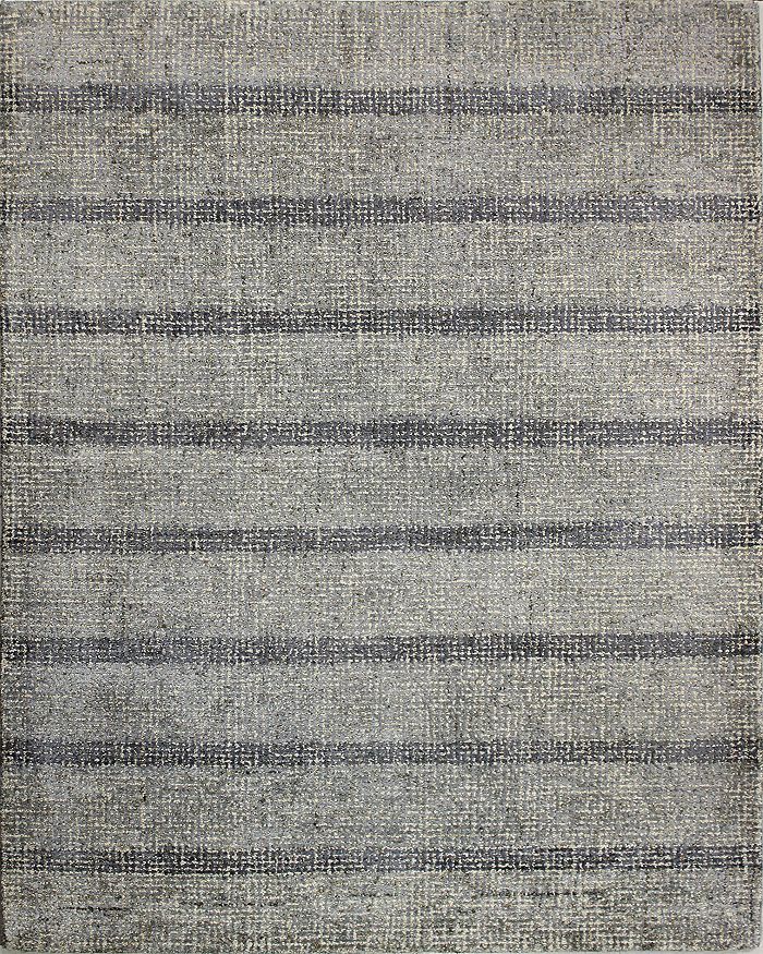 Kenneth Mink Stripe St1 Area Rug, 8'6 X 11'6 In Charcoal