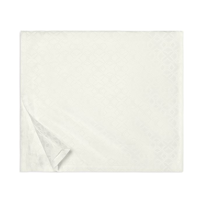 Sferra Giza 45 Quatrefoil Duvet Cover, Queen In Ivory