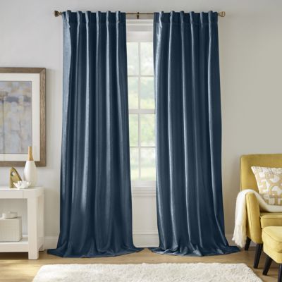 Elrene Home Fashions - Carnaby Distressed Velvet Window Curtains