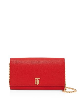 Burberry Monogram Motif Leather Wallet with Detachable Strap ...