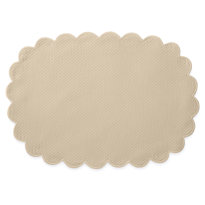 Matouk Savannah Gardens Placemat 13 X 19 Oval, Set Of 4 In Linen/linen