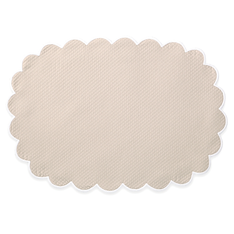 Matouk Savannah Gardens Placemat 13 X 19 Oval, Set Of 4 In Pink