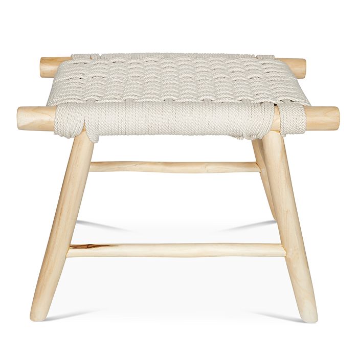 Woven hotsell vanity stool