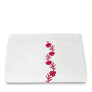 Matouk Daphne Flat Sheet, King In Berry