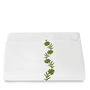 Matouk Daphne Flat Sheet, King In Grass