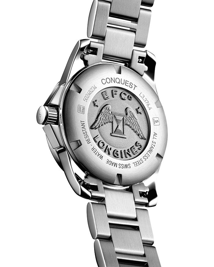 Shop Longines Conquest Watch, 29.5mm In Silver
