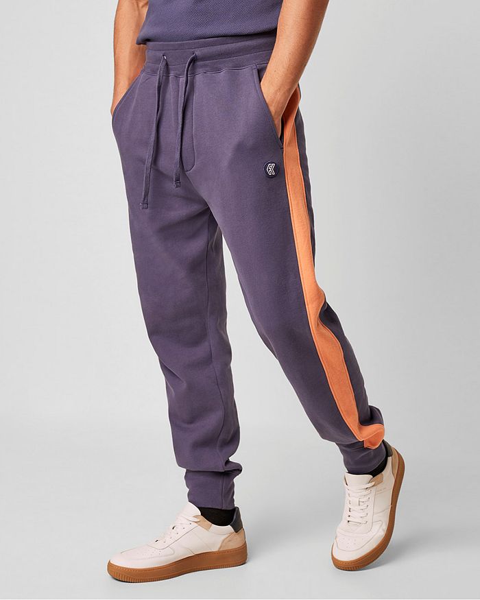 French Connection Sunday Slim Fit Jogger Pants In Blue/citrus | ModeSens