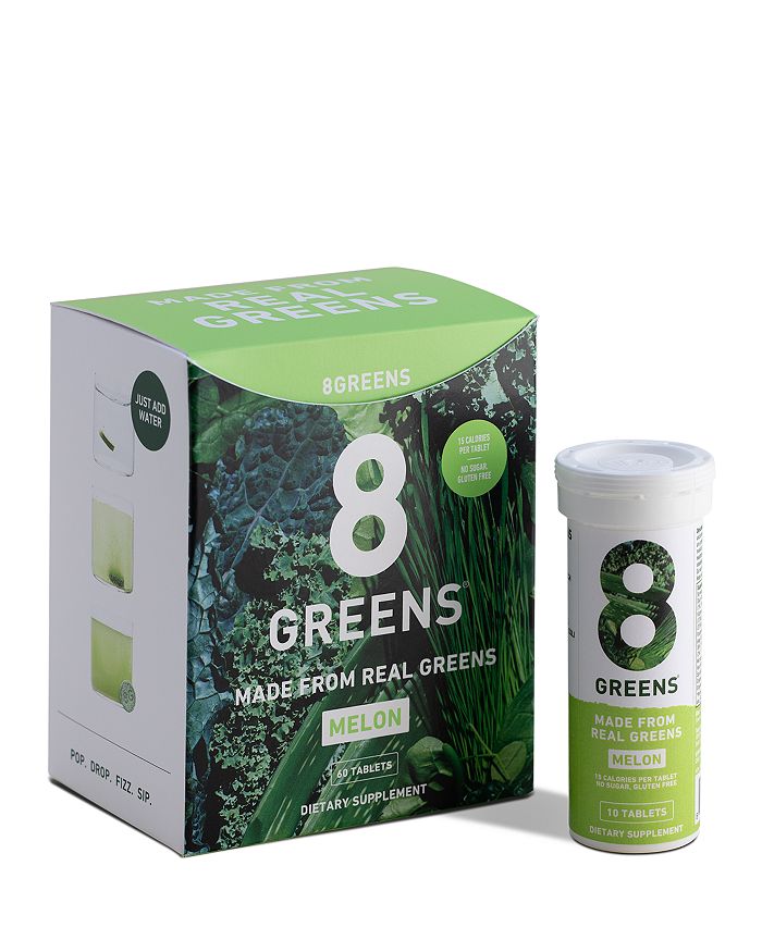 8GREENS 8GREENS EFFERVESCENT TABLETS - MELON, PACK OF 6,T03-08C