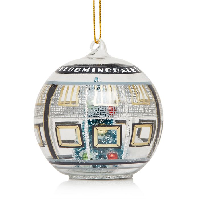 Bloomingdale's 59th Street Store Glass Ball Ornament - 100% Exclusive ...