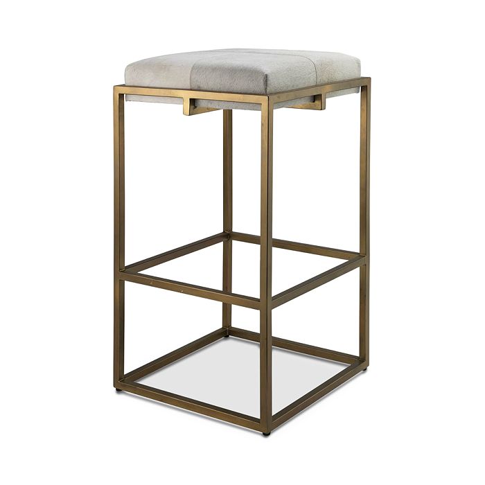 Shop Jamie Young Company Shelby Bar Stool In Cream