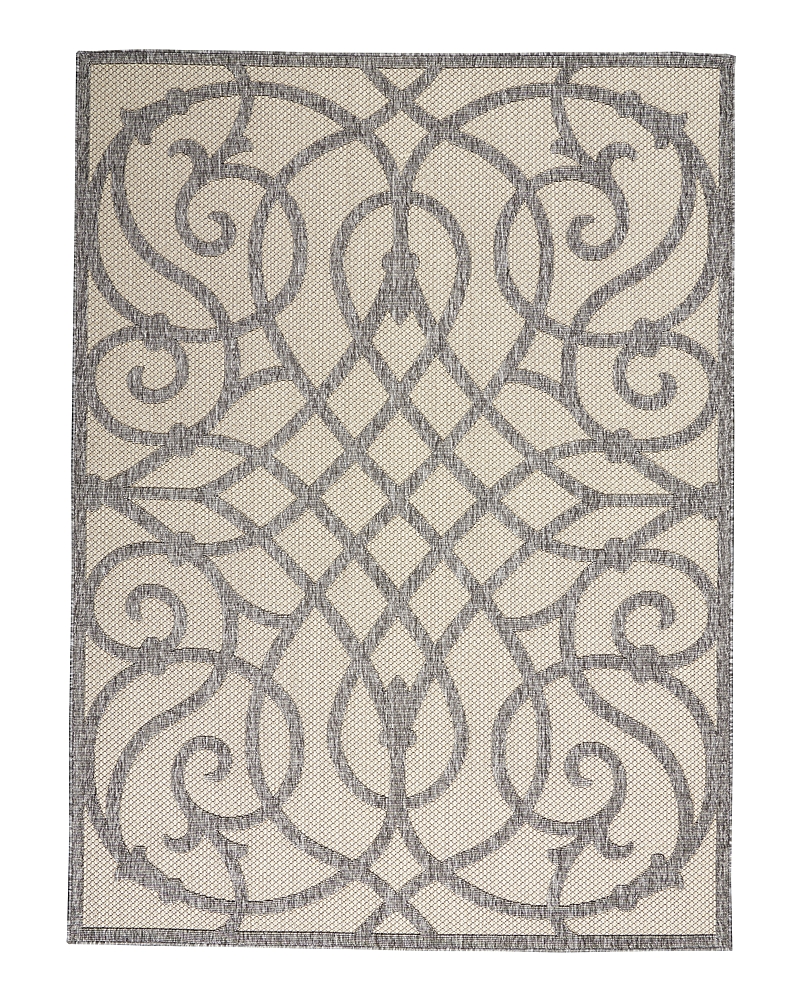 Nourison Cozumel Czm04 Area Rug, 7'10 X 9'10 In Cream Grey