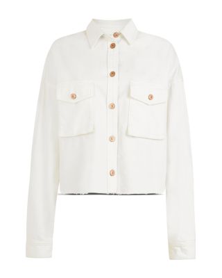 white denim jacket sale