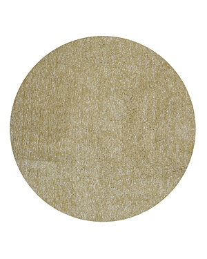 Kas Bliss Heather 1586 Round Area Rug, 8' X 8' In Yellow