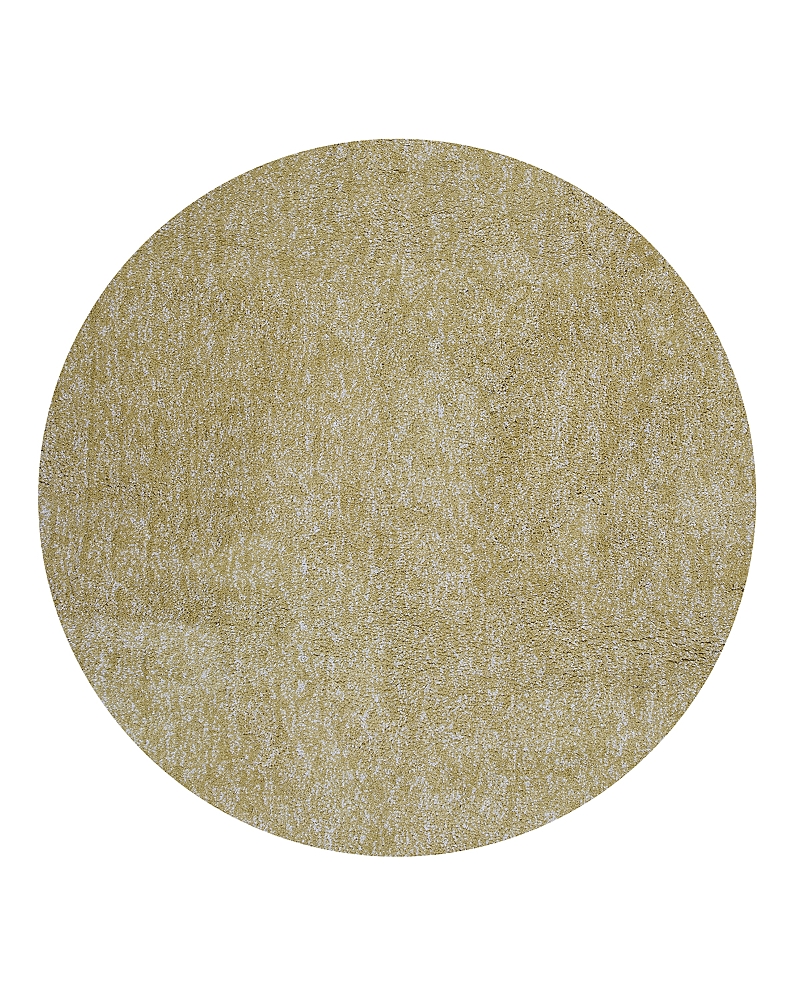 Kas Bliss Heather 1586 Round Area Rug, 8' X 8' In Yellow