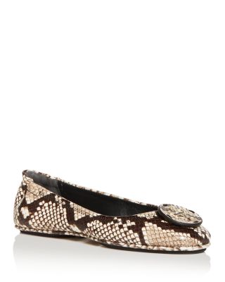 tory burch alligator flats