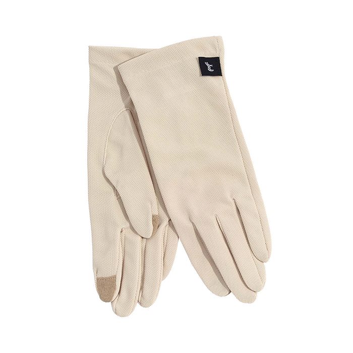 Echo Solid Summer Gloves In Tan