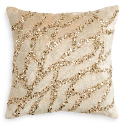 Donna Karan - Gold Dust Collection Decorative Pillow, 12" x 12"