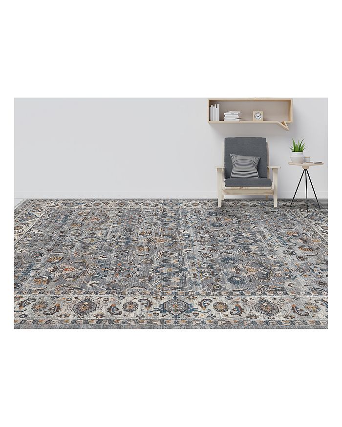 Shop Amer Rugs Arcadia Arc-2 Area Rug, 2' X 3' In Gray/ivory