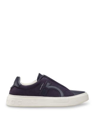 【SALVATORE FERRAGAMO】SNEAKERS Ferragamo Black Leather Sneakers Salvatore Ferragamo