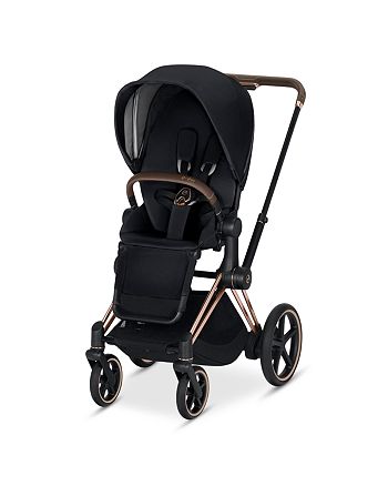 Cybex - ePriam Electronic Assist Stroller with Rose Gold Frame
