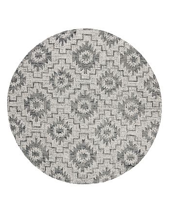 SAFAVIEH - Abstract 202 Collection Round Area Rug, 6' x 6'