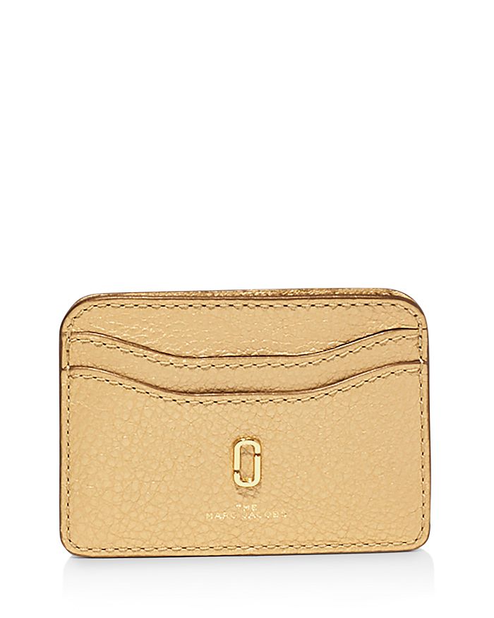 MARC JACOBS THE SOFTSHOT PEARLIZED CARD CASE,M0016548