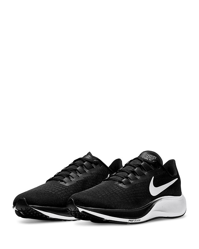 Nike Air Zoom Pegasus 37 Running Shoe In Black/white