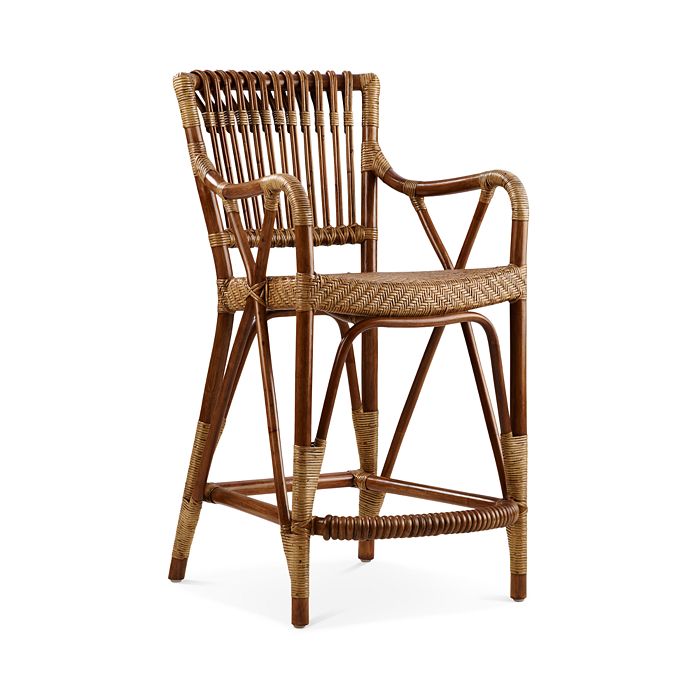 Sika Designs S Blues Rattan Counter Stool In Antique