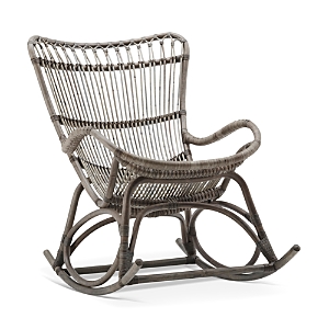 Sika Design S Monet Rattan Rocking Chair In Taupe