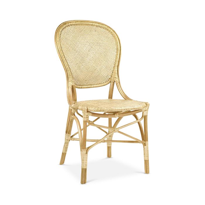 Sika Designs S Rossini Rattan Bistro Side Chair In Natural