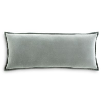  Cotton Velvet Pillow, 12"L x 30"W