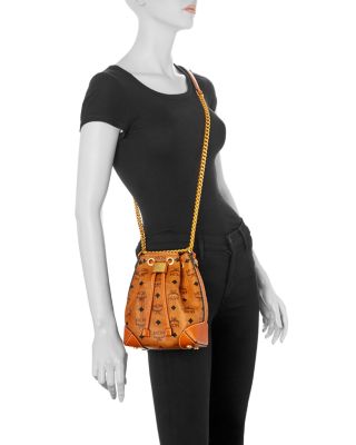 mcm soft berlin drawstring bag in visetos