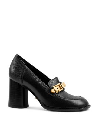 Gucci Women's Sylvie Chain Mid Heel Loafers | Bloomingdale's